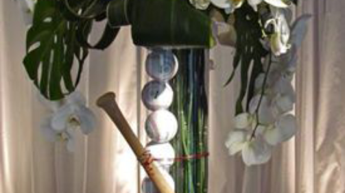 Sports Themed Weddings - Sports Themed Wedding Reception Centerpieces